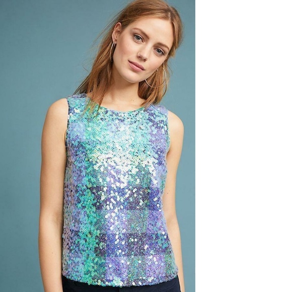 Anthropologie Tops - Anthropologie Amatheia Sequin Top new